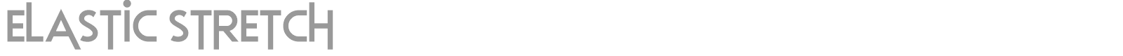 Elastic Stretch font preview